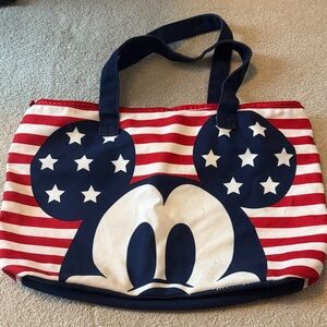 Disney Mickey Mouse Patriotic Tote Bag - Red, White, and Blue